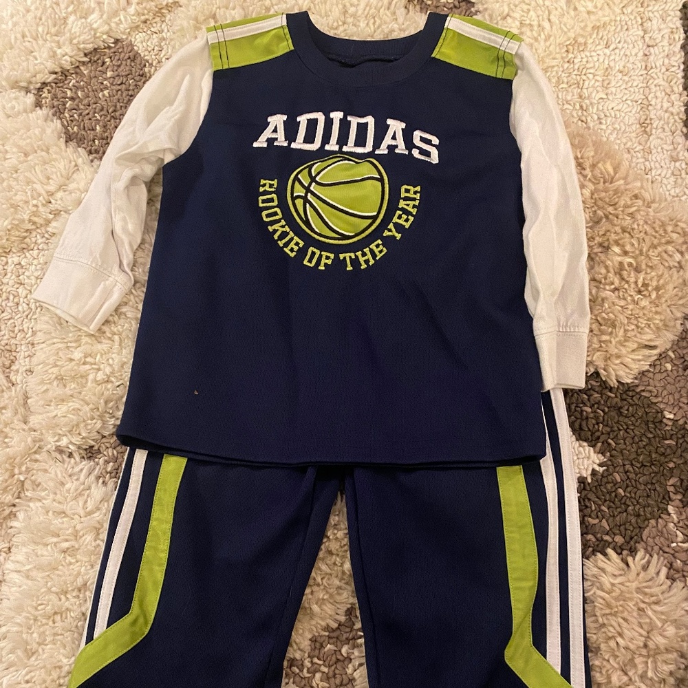 Boys 36 month Adidas outfit